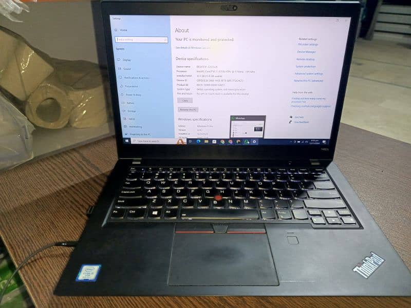 Lenovo T480S Core i5 8th Gen 2