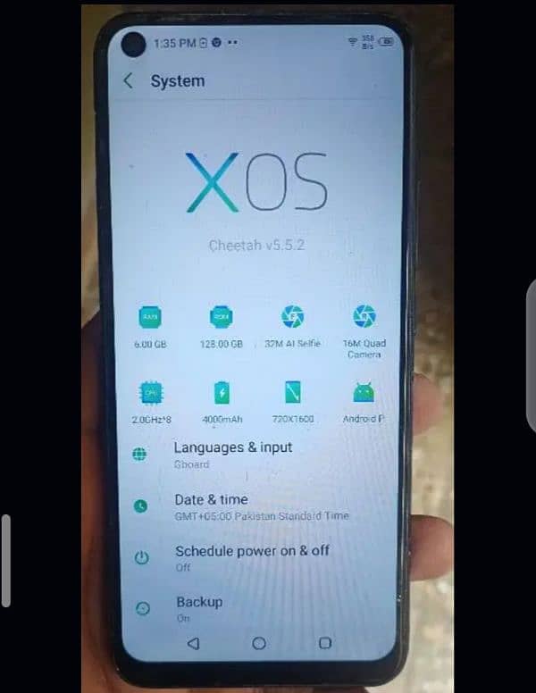 infinix S5 pro 6GB 128GB Exchange Possible 0