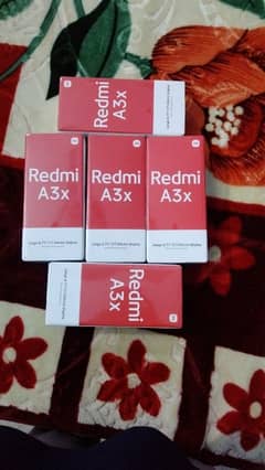 Redmi a3x 3/64 box pack 5000mah battery side finger print