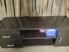 Used TV Console With 5 Drawers Great Condition