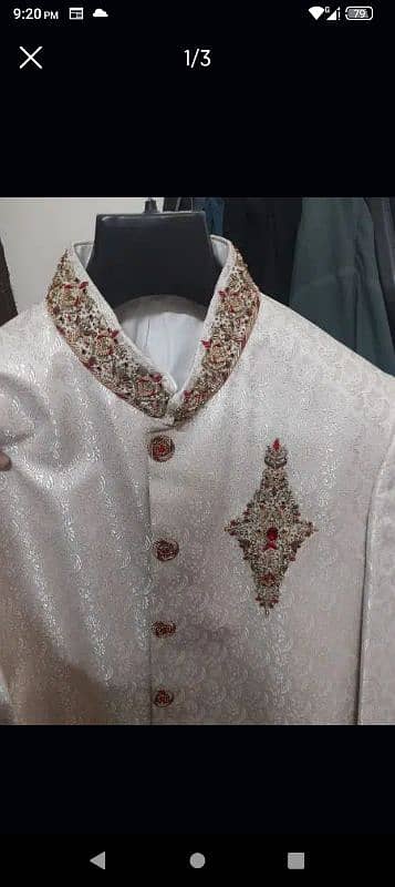 White Sherwani 0