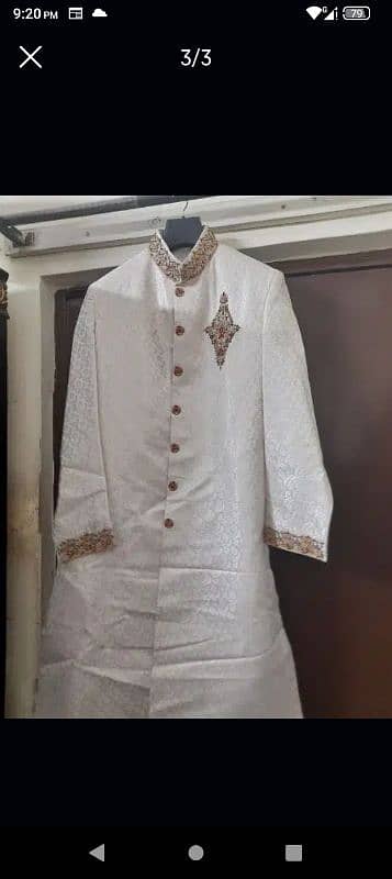 White Sherwani 1