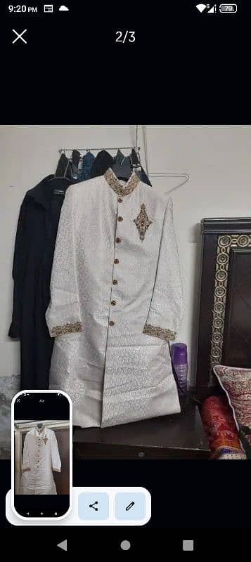 White Sherwani 2