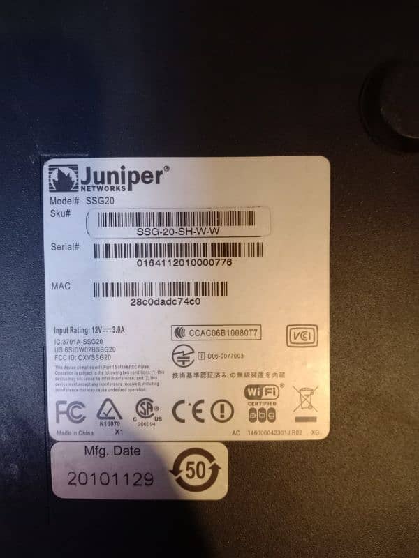 juniper SSG20 2