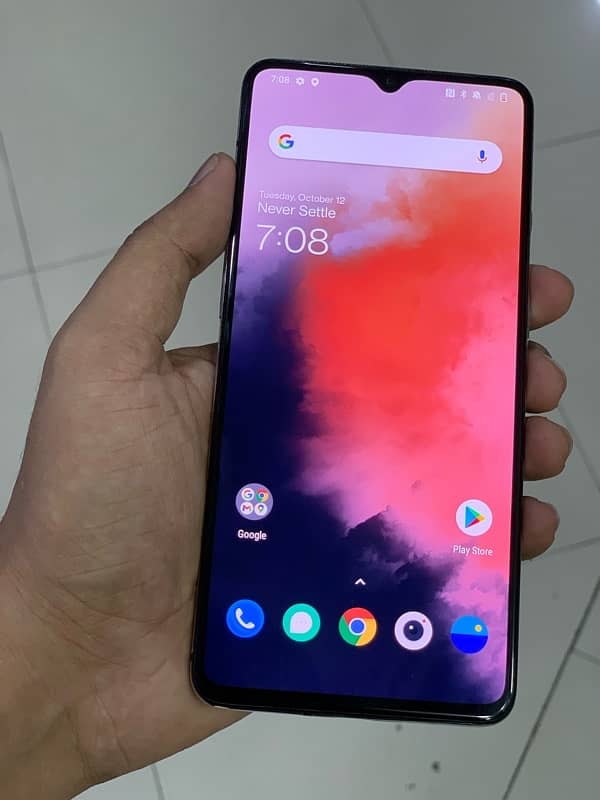 Oneplus 7t pta approved back glass broken only 8Gb 128Gb 2