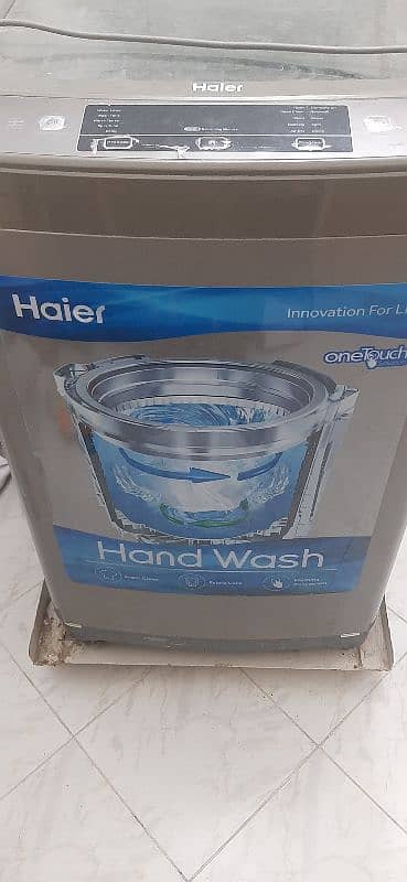 fully automatic haier wasinh machine 9 kg 1