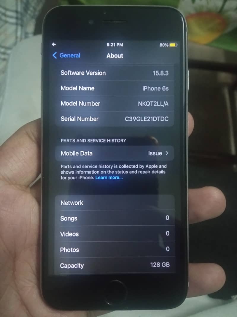 iPhone 6s 128GB Non PTA, ByPass(Sim Will Not Work) 1