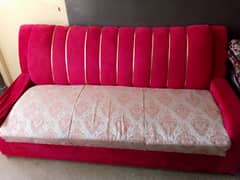 11 seater sofa set and double bed for sale