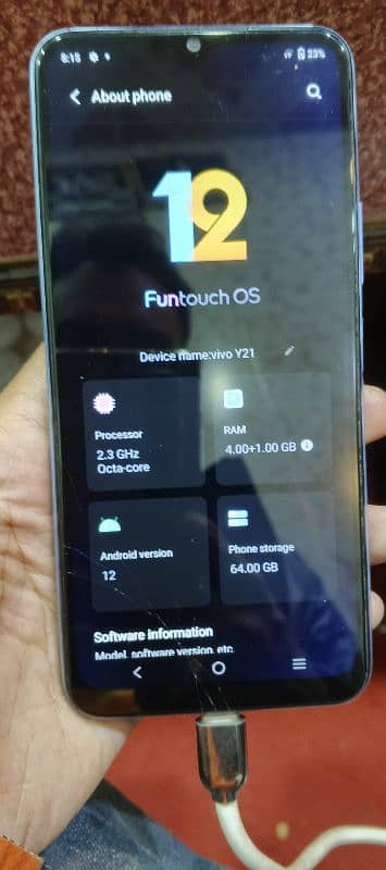 vivo y21 touch crack working perfectly 11