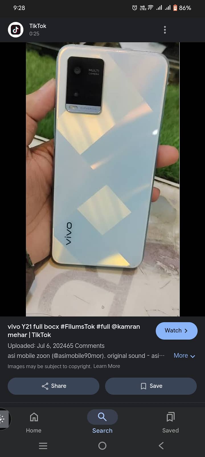 Vivo y21a 0