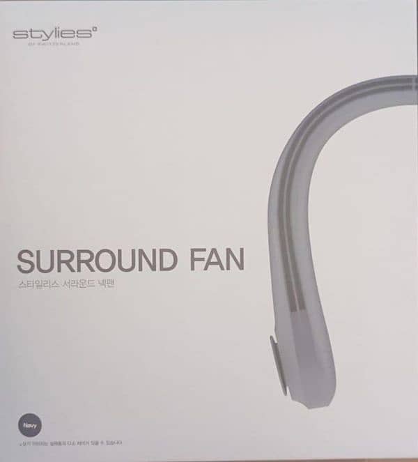 premium portable neck fan with charging cable 3