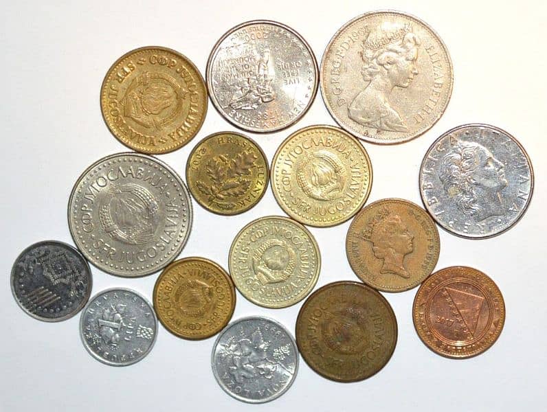 old mix country coins 0