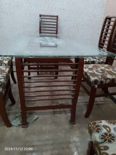 dining table + chairs