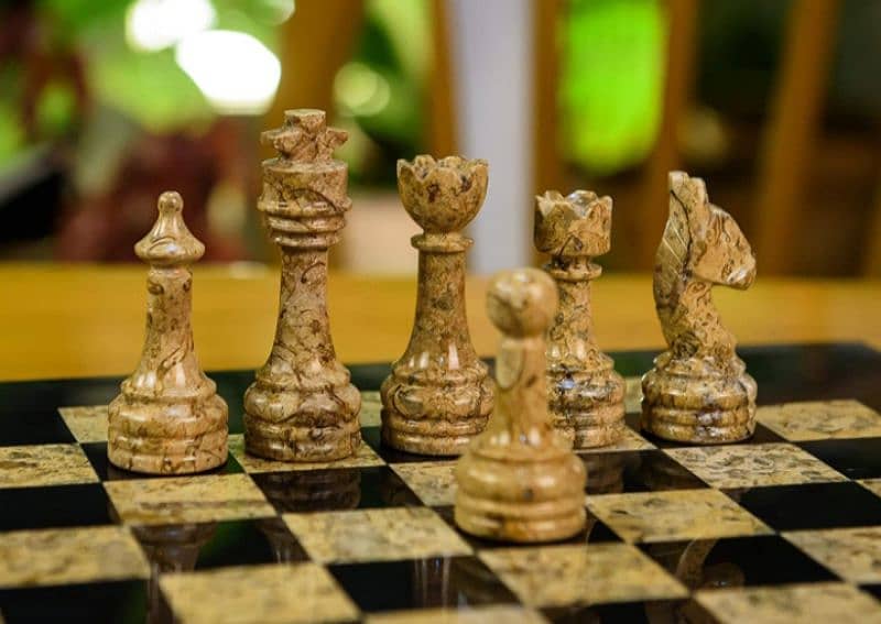 Fancy Marble Chess Sets / Luxurious Quality 2