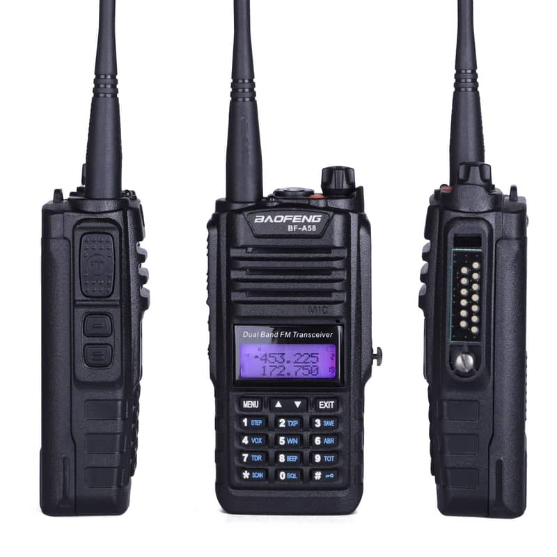 Baofeng BF-A58 Walkie Talkie dual band waterproof 8Watt wireless radio 8