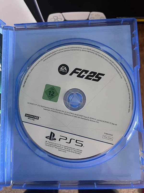 FC25 Disc for PS4 PS5 slightly used warranty 1