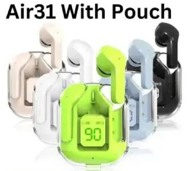 Air 31 Earbuds  with pouch 6