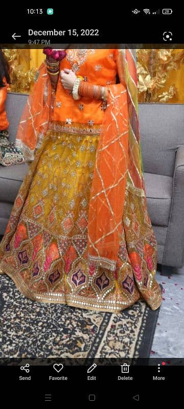 lehenga for Mehandi 1