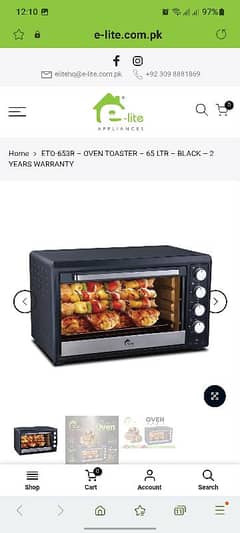 I'm selling my brand new elctric oven