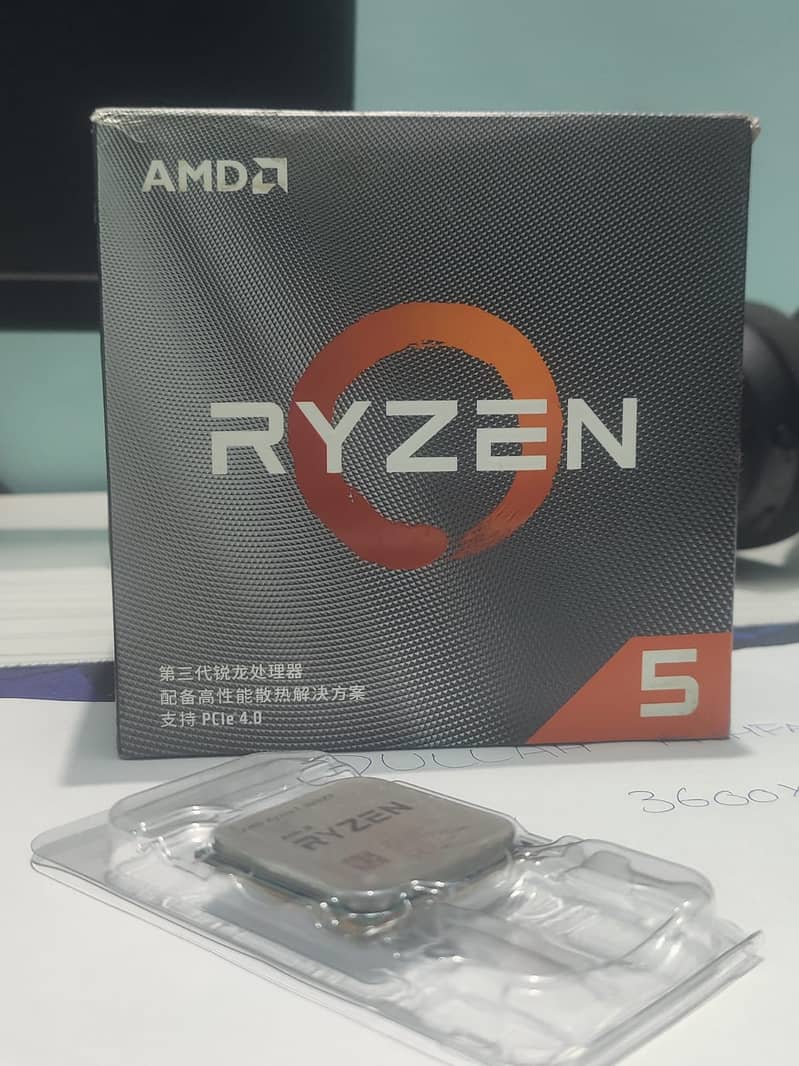 Ryzen 5 3600xt with Cooler and Box 1