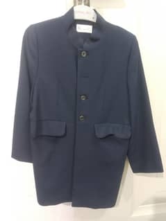 Imported 5 Years Boy Blue Long Coat