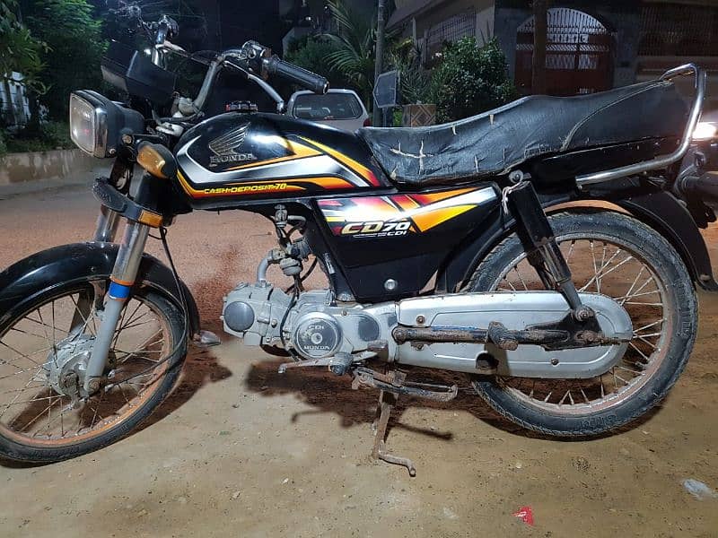 Honda CD 70 model 2022 Karachi 1st owner 8