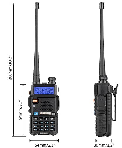 Baofeng UV-5R Two Way Radio Walkie talkies Compatable style radios set 2