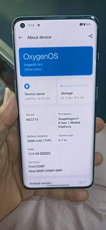 OnePlus 10 pro 5g 12/512 gb non pta 9.5/10 2