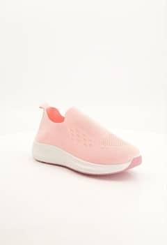 women's comfortable walking sneakers-pink