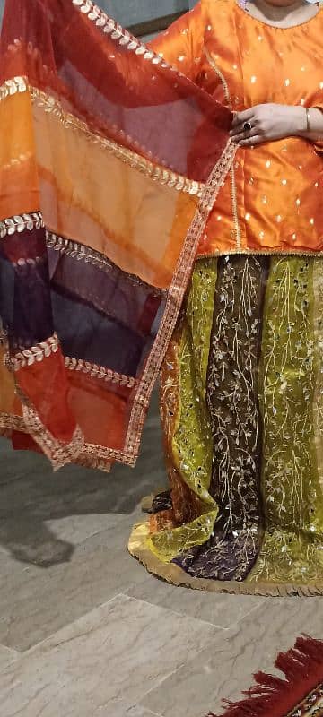 LEHNGA CHOLLI DUPATA 1