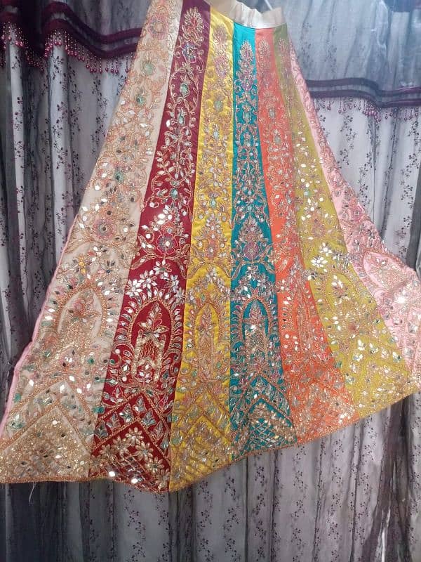 two bridal dresses for sale (mehndi and barat) 10