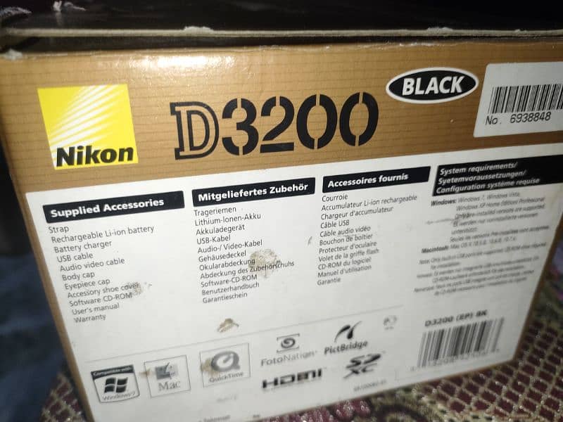 D3200 Nikon With 50mm low light lense original for sale urgently 11