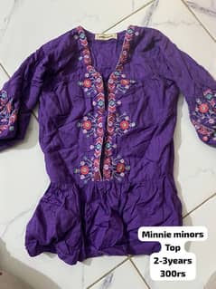 2-3yrs branded clothes for baby girl