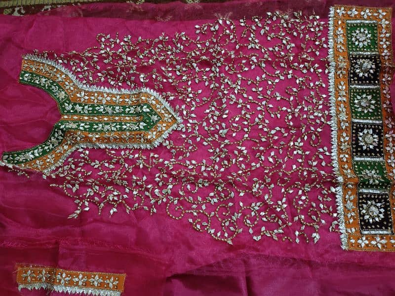 Mehndi Hand Embroidery Dress 1