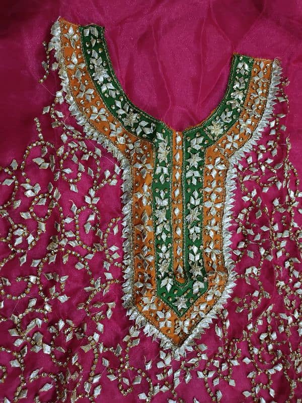 Mehndi Hand Embroidery Dress 4