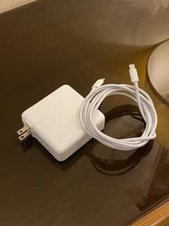 Original Apple 87 Watt Power Adapter Charger with long USB C Cable