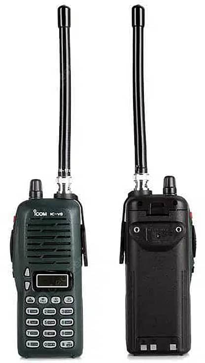 ICOM V8 Japan Made walkie talkies original wireless VHF radio Box pack 3