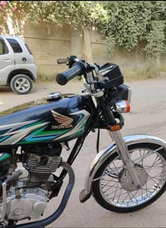 Honda CG125 2023 Karachi num