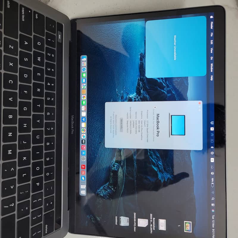 Mac book pro for sale - 2018 2.7ghz processor core i7 0