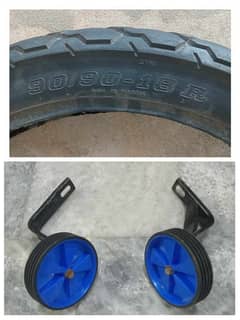 125 Tyre and Supporting Wheels