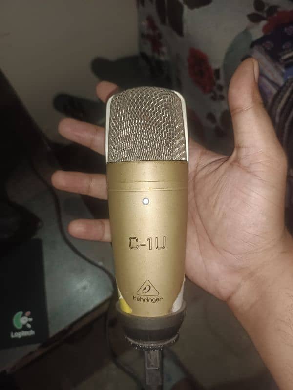 behringer c1u professional recording mic for sale slightly used 1