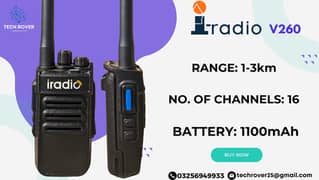 Walkie Talkie | iradio | Wireless Set | iradio V260