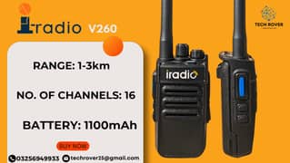 Walkie Talkie | iradio | Wireless Set | iradio V260