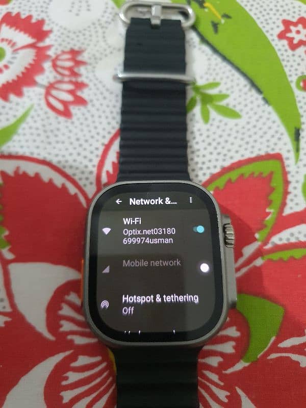 HK ultra one smart watch WiFi + Hotspot 0