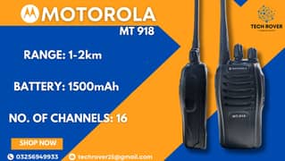 Walkie Talkie | Motorola | Wireless Set | Motorola MT 918