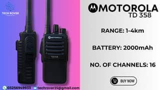 Walkie Talkie | Motorola | Wireless Set | Motorola TD 358