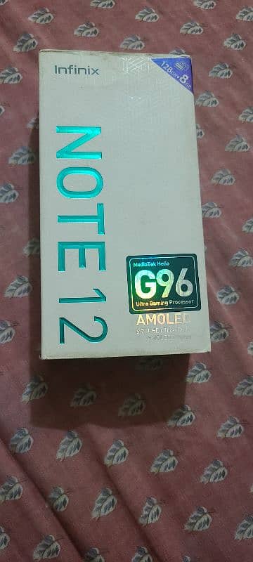 infinix note 12 only box hai 0