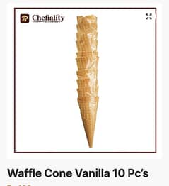 Ice Waffle Cone ( Rs. 10 )