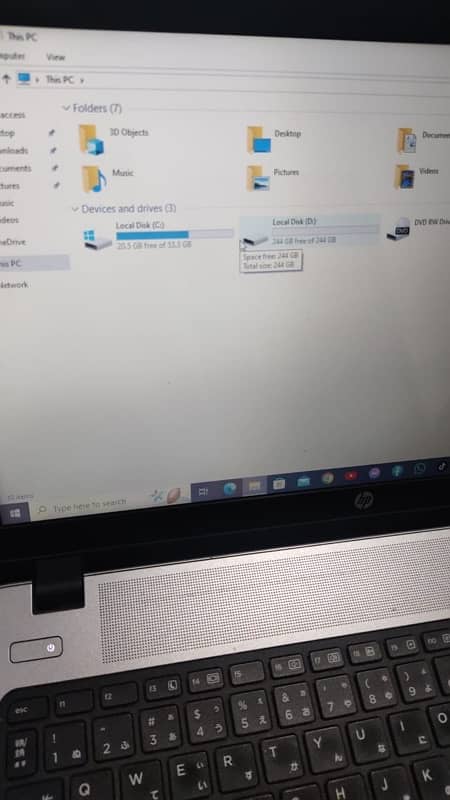 hp windows 10 pro 10/10 condition only whatsapp 5