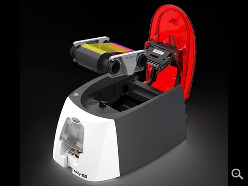 pvc card printer by badge 200 0